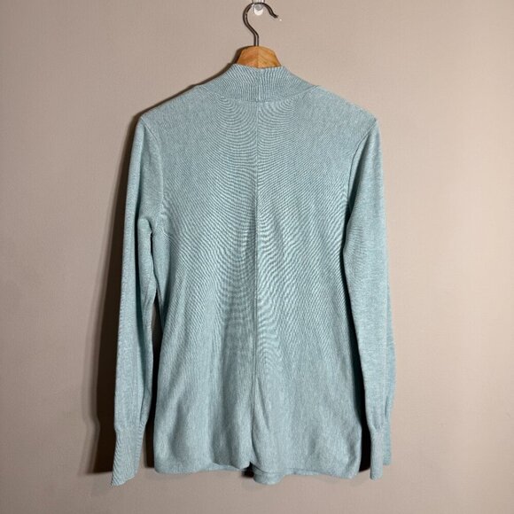J. Jill Lightweight Wrap Knit Sweater Pullover Women's Small Blue Classic Career - Picture 3 of 11